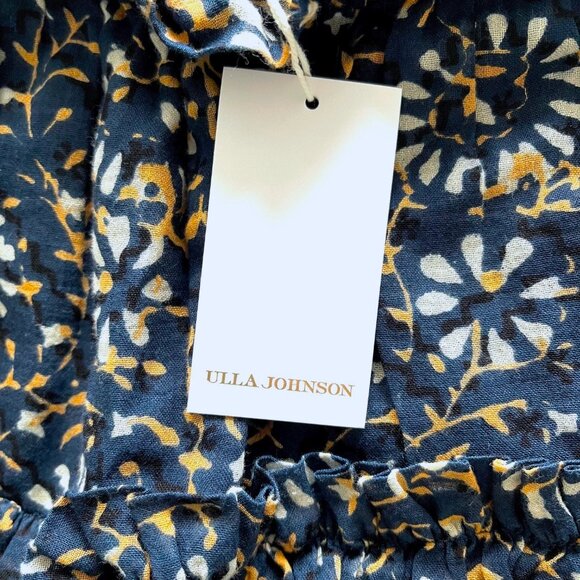 Ulla Johnson ‘Asha” Tiered Mini Skirt in Azul - Picture 8 of 14